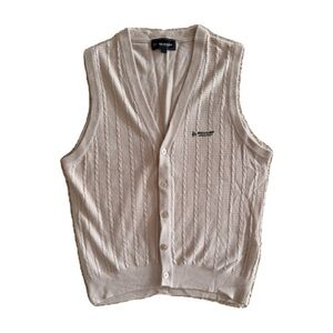 Vintage Dunlop Cardigan Knit Vest
